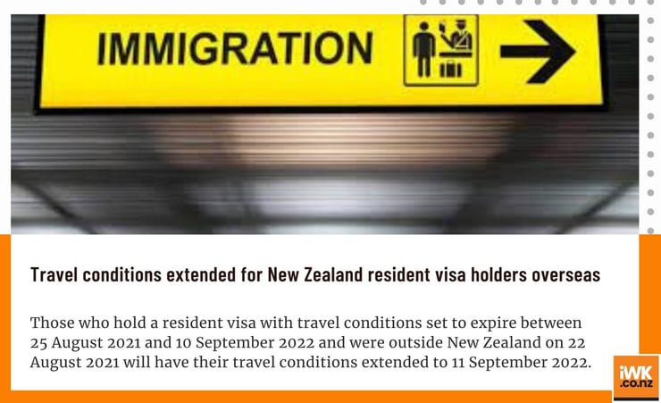 Travel conditions extended for New Zealand resident visa holders overseas