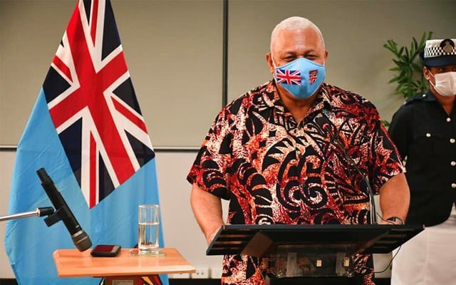 Fiji PM Bainimarama officiates in first vaccine sweepstakes draw