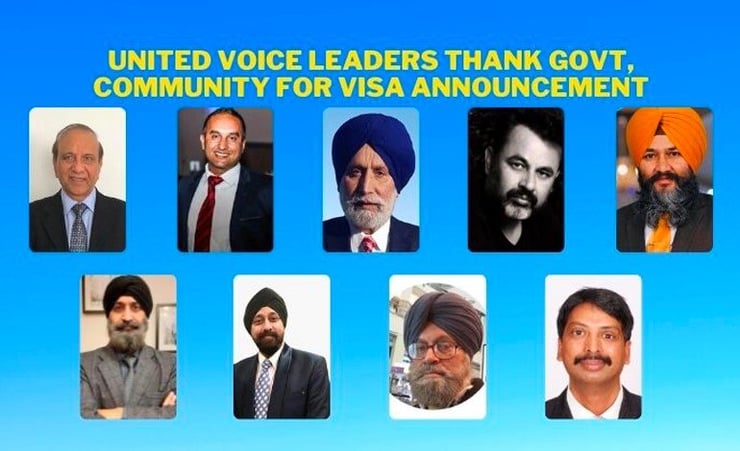 United Voice leaders thank govt, community for visa announcement