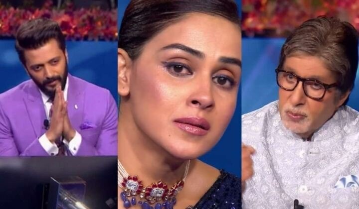 Genelia Deshmukh breaks down, Riteish Deshmukh gets emotional on KBC; here’s why