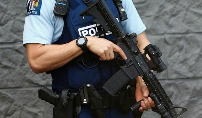 Man in hospital with four gunshot wounds, four arrested