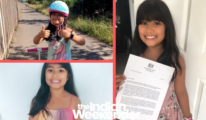 British Indian girl wins prime minister’s award for climate campaign