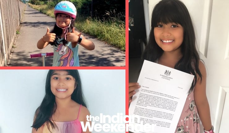 British Indian girl wins prime minister’s award for climate campaign