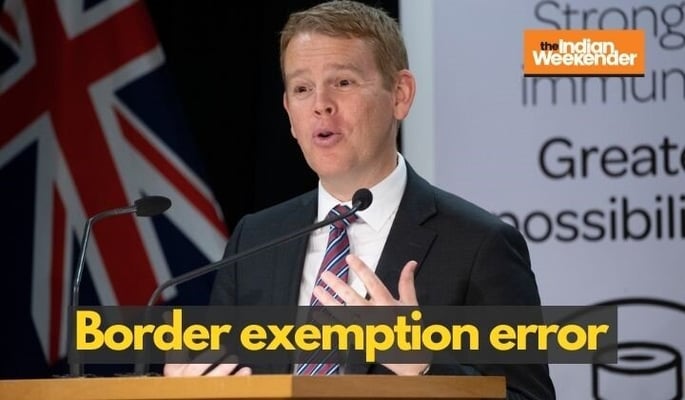 Chris Hipkins on alert level decisions, border exemption error