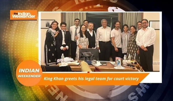 Bail to Aryan: King Khan greets his legal team for court victory