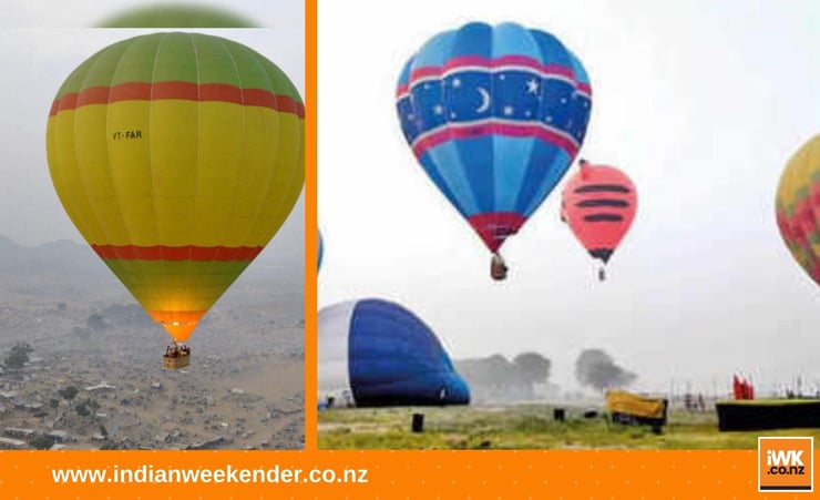 Varanasi skies brighten up with first-of-its-kind three-day hot air balloon festival