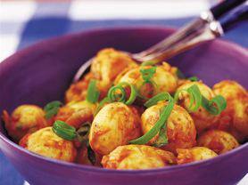 Garlic baby potatoes