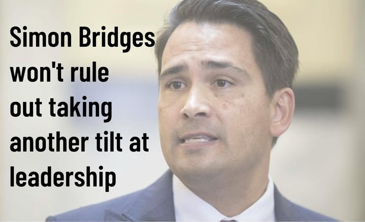 Simon Bridges Bridges confirmed he was considering whether to seek to reclaim the leadership