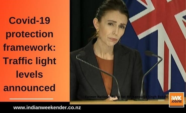 Covid-19 protection framework: Traffic light levels announced