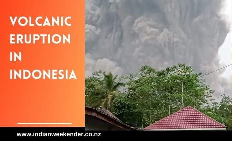 One dead and dozens burned in Indonesia eruption