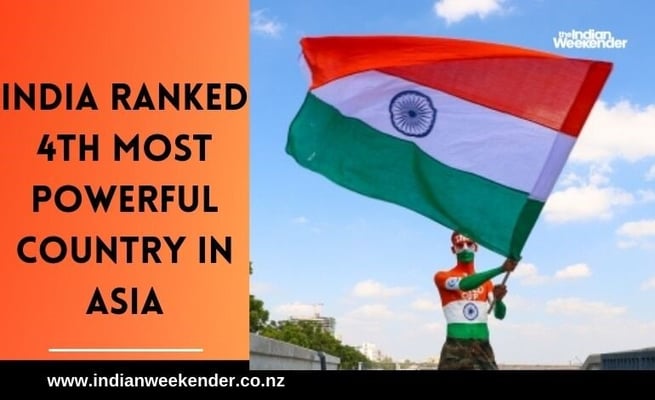 India ranked fourth most powerful country in Asia