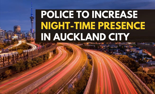 Police to increase night-time presence in Auckland City in lead up to Xmas