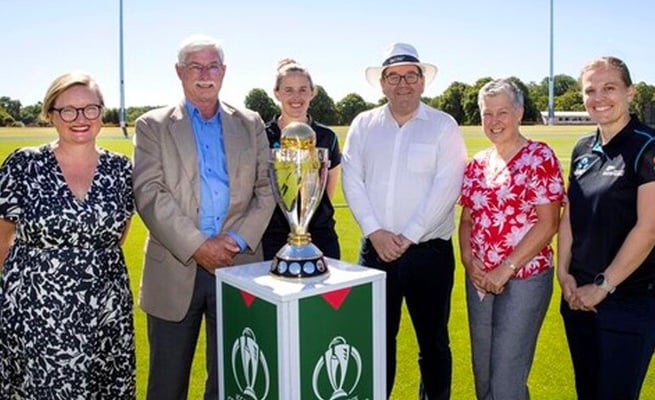 Pop-up childcare centres at women’s cricket world cup venues
