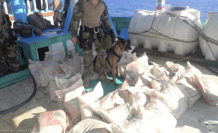 Combined Task Force seizes hundreds of kilos of illegal drugs at Indian Ocean in November