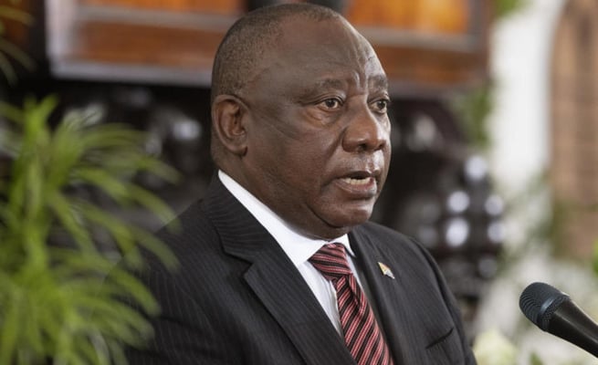 South African President Ramaphosa tests positive for COVID-19