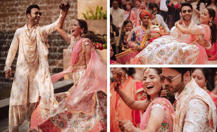 A look at Ankita Lokhande and Vicky Jain’s fun filled mehendi ceremony