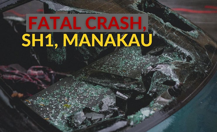 Fatal crash, SH1, Manakau