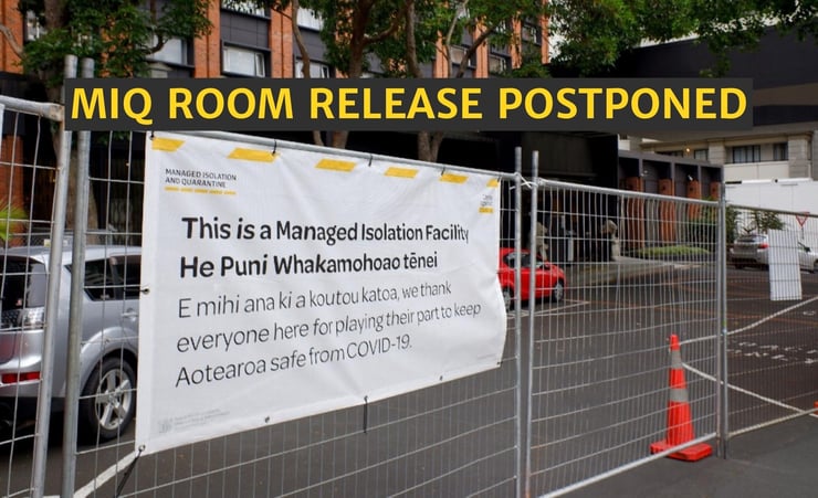 MIQ room release postponed for 24 hours due to Omicron situation