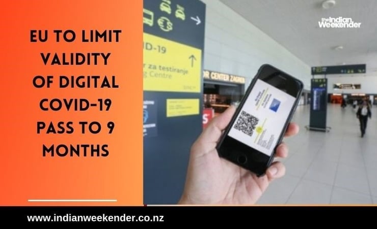 EU to limit validity of digital Covid-19 pass to 9 months