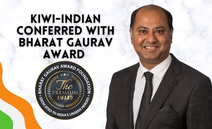 Kiwi-Indian conferred with Bharat Gaurav award