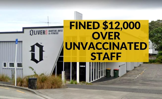 Covid-19: Oliver MMA gym in Auckland fined $12,000 over unvaccinated staff