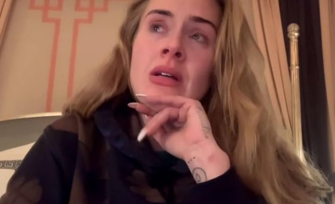 'I'm really sorry', says a tearful Adele's as she announces postponement of Las Vegas residency