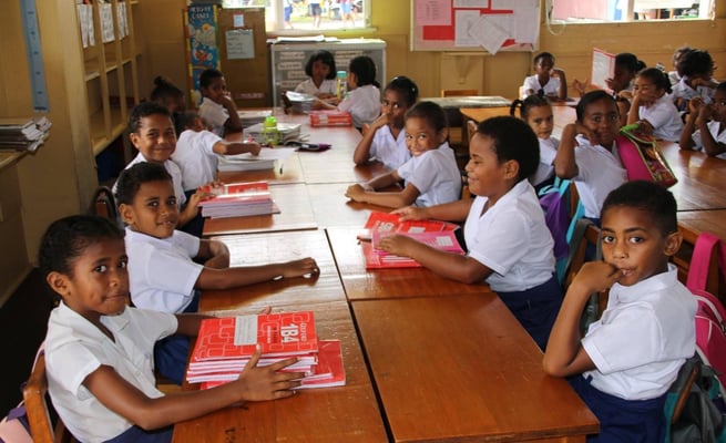 Fijian Education minister welcomes students back to classes