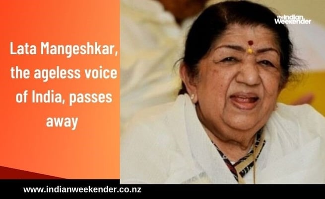Lata Mangeshkar, the ageless voice of India, passes away at 92