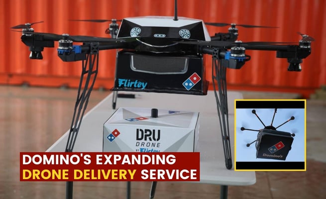 Domino's expanding drone delivery service