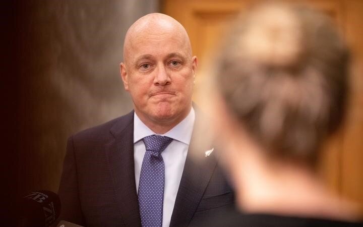 National leader Christopher Luxon calls for vaccine mandate timeline, doesn't support protesters