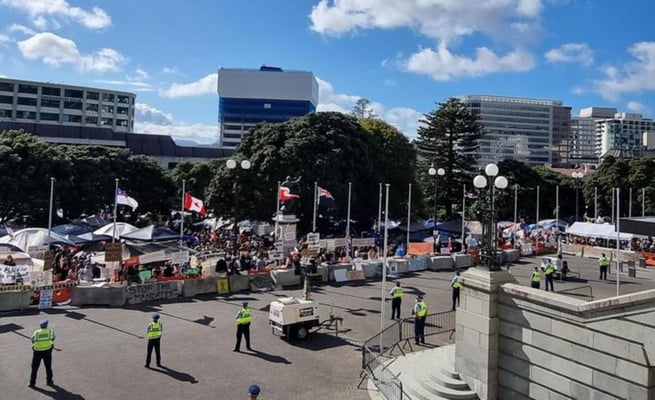 Wellington protests disruptions: Campus closed for eight weeks, shopping dented