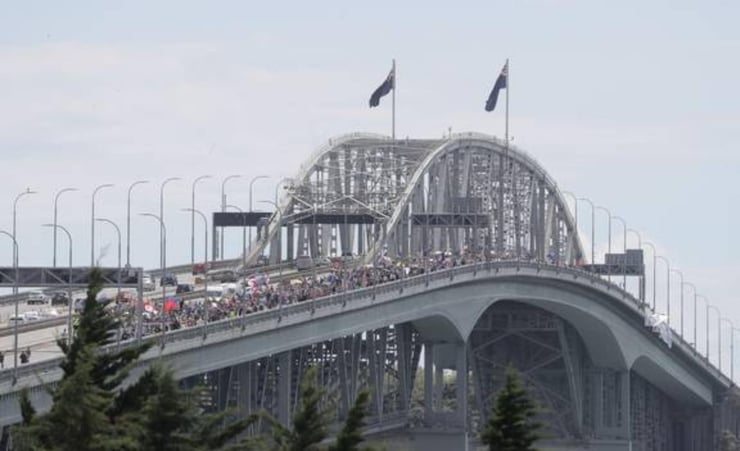 Auckland Harbour Bridge reopens after protesters caused closure