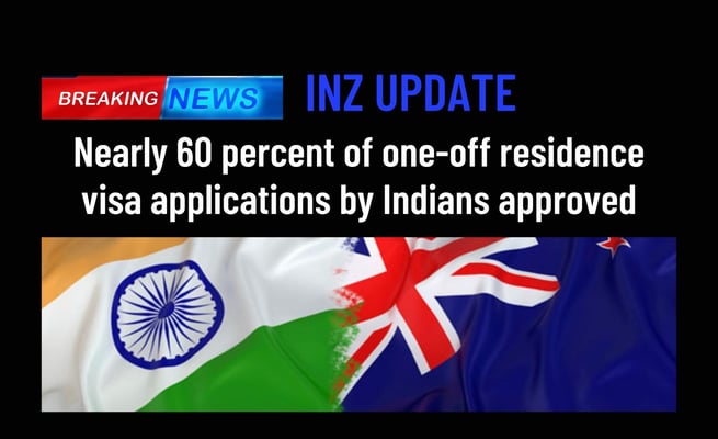 Nearly 60 percent of one-off residence visa applications by Indians approved