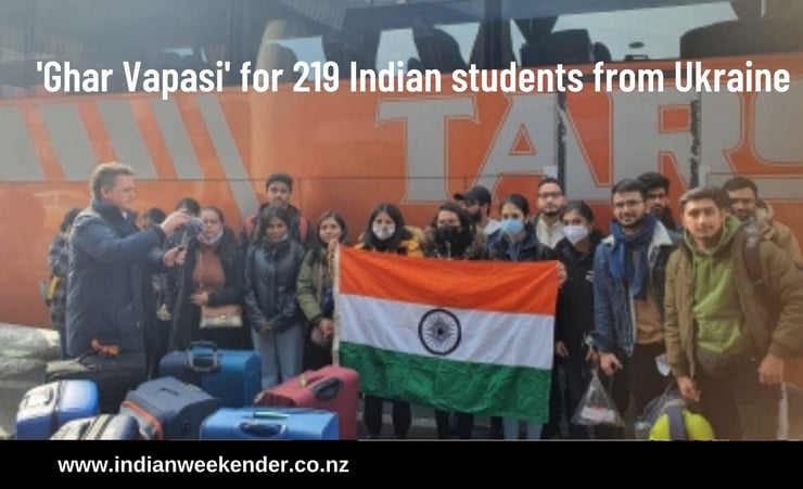 Escape from Ukraine: 'Ghar Wapsi' for 219 Indians by AI flight to Mumbai