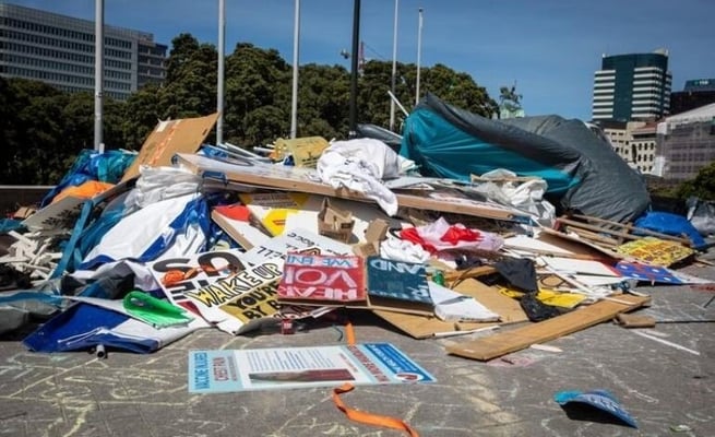 Wellington cleans up even as police ask public for images of protest