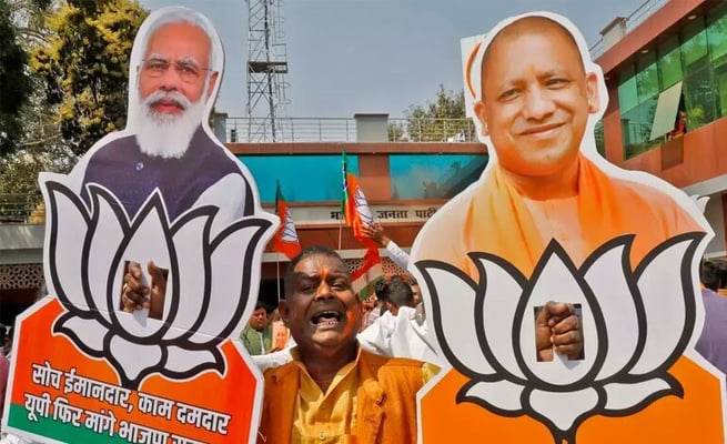 BJP to retain power in UP, Uttarakhand, Goa & Manipur; AAP sweeps Punjab