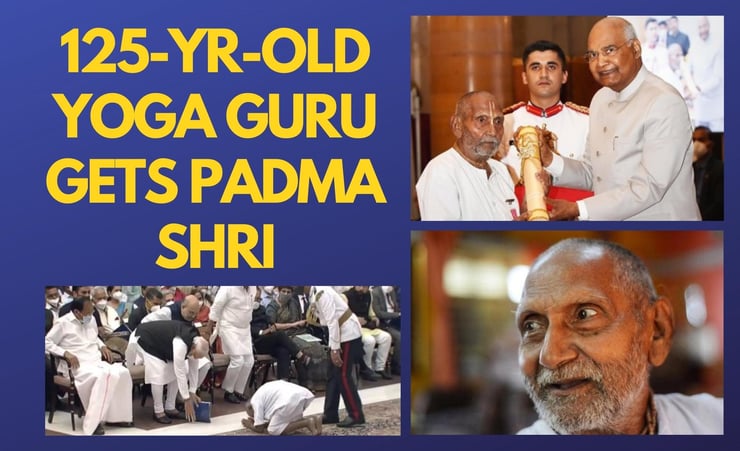 125-yr-old Yoga Guru gets Padma Shri