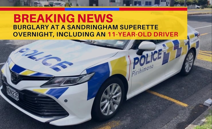SHOCKING: 11-year-old driver among nine offenders apprehended by police for ram raid at Auckland business