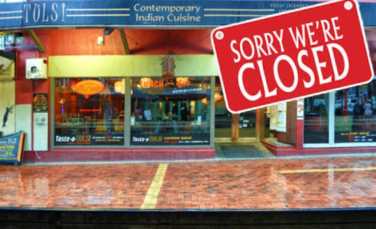 Popular Indian restaurant closes in Wellington