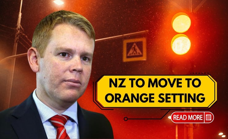 All of NZ to move to orange setting from 11.59pm tonight