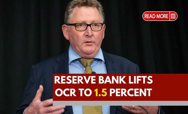 Reserve Bank lifts OCR to 1.5 percent