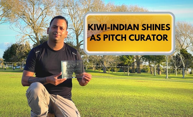 Kiwi-Indian shines as pitch curator, bags Northern District Cricket Association award