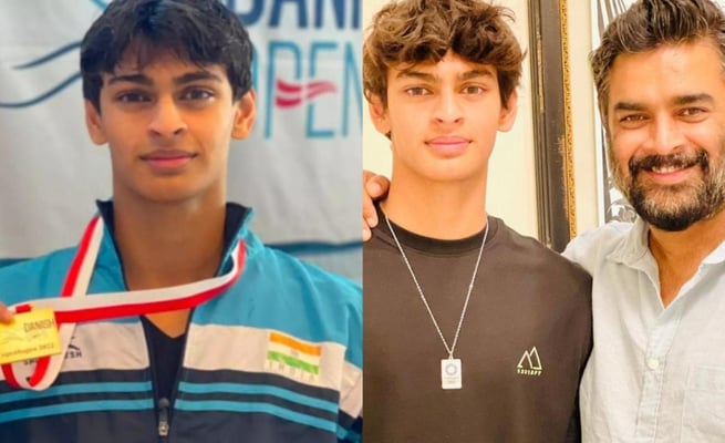 Actor R Madhavan’s son, Vedaant Madhavan has won a silver and gold medal for India