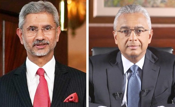 S Jaishankar calls on Mauritius PM Pravind Kumar Jugnauth