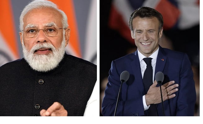 Indian PM Modi congratulates 'friend' Emmanuel Macron on re-election as French President