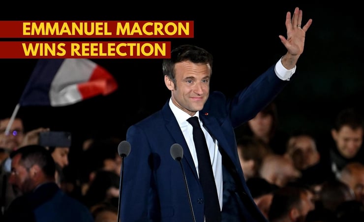 France's Emmanuel Macron wins second term as President