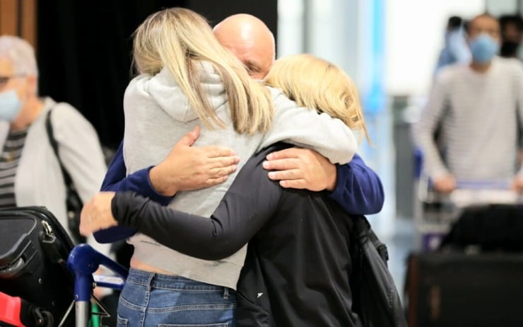 'Movie scene moments' as borders reopen to more countries