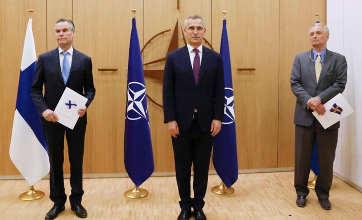 Finland and Sweden submit applications to join NATO