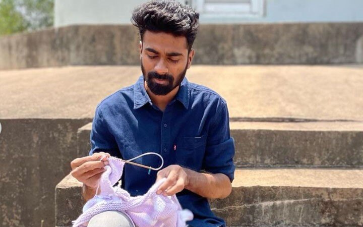 28-Years old engineer started knitting to overcome anxiety