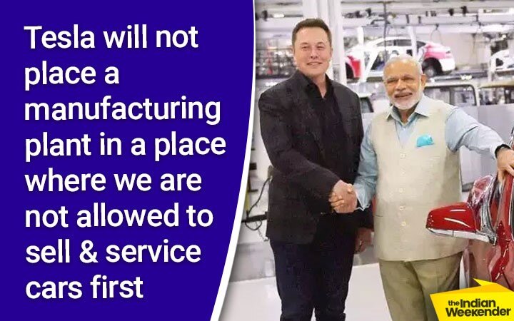 Elon Musk clarifies why he does not want to manufacture Tesla cars in India